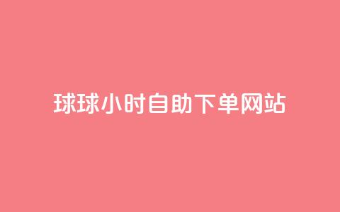 球球24小时自助下单网站 - 24小时自助下单网站为球球提供便捷服务。  第1张