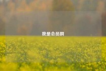 我是会员啊