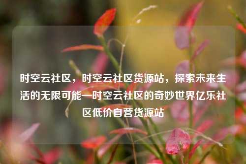 时空云社区，时空云社区货源站，探索未来生活的无限可能—时空云社区的奇妙世界亿乐社区低价自营货源站  第1张