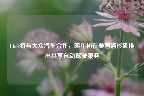 Uber将与大众汽车合作，明年初在美国洛杉矶推出共享自动驾驶服务  第1张